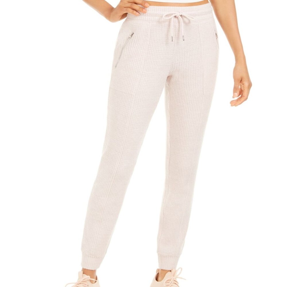 Ideology Womens Waffle Knit Joggers Size Medium